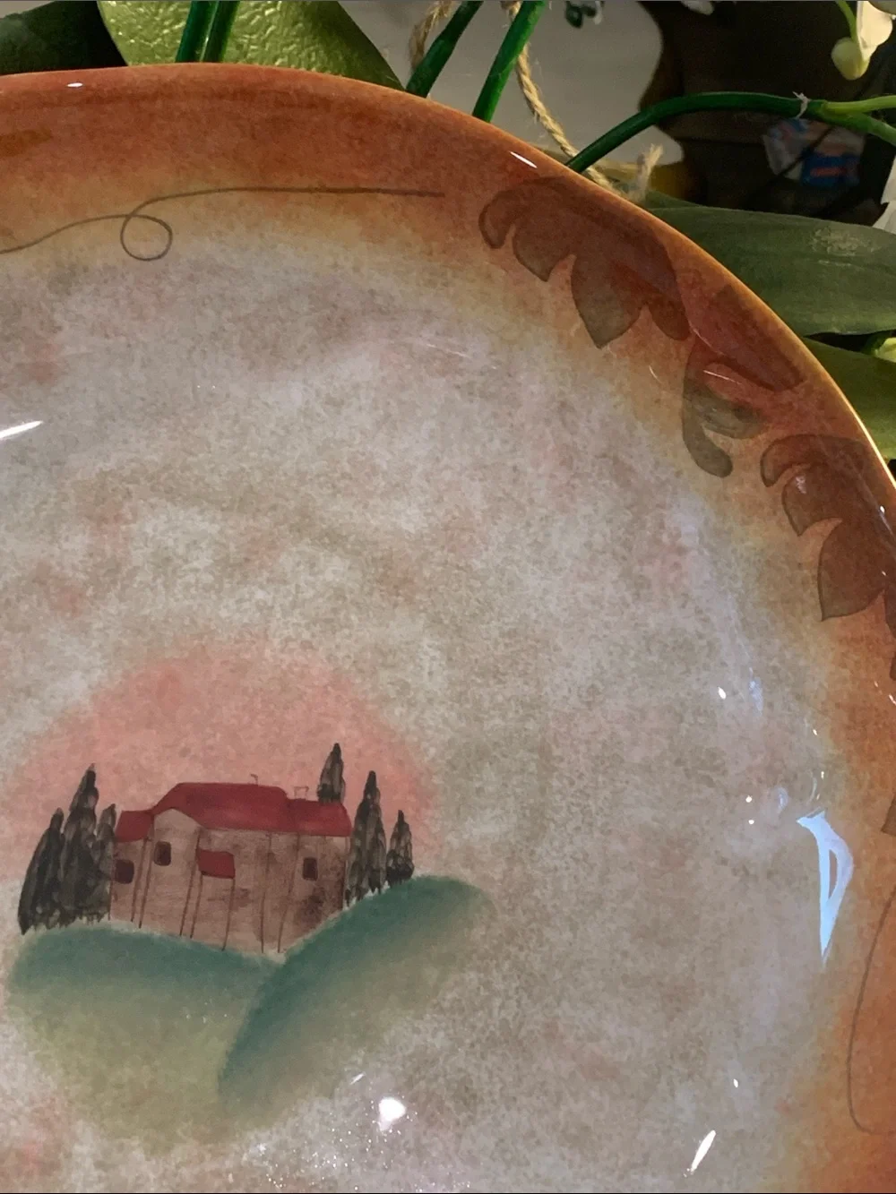 Villa Tuscana by 222 FIFTH dinner plate 13.5”